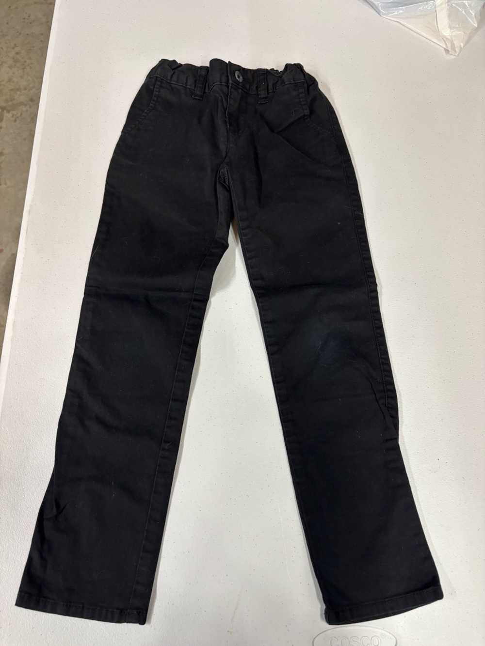 Faded Glory Black Straight-Leg Kids Pants